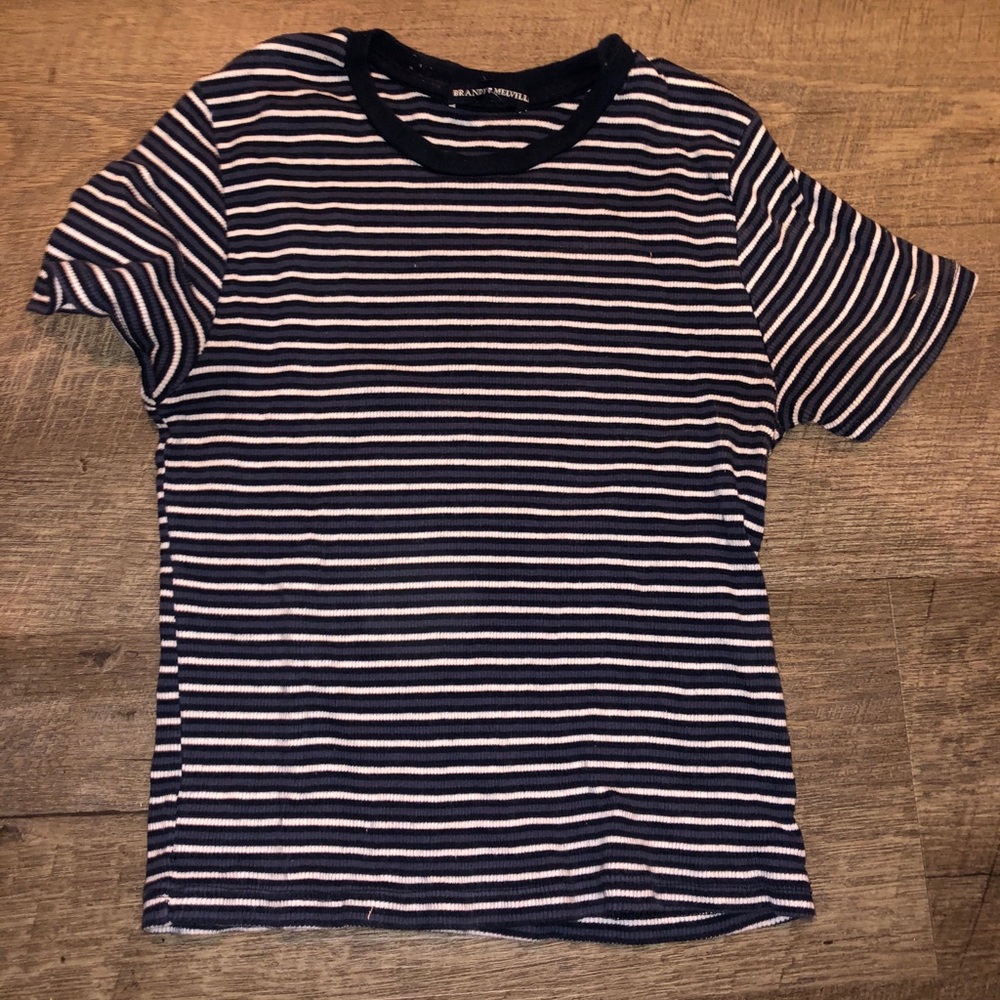 Navy/Black/White Brandy Tee